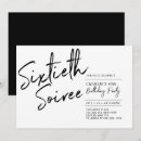 Search for soiree birthday invitations Modern