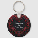 Search for red flowers design keychains Floral