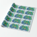 Search for succulent wrapping paper Blue