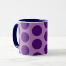 Search for purple dots mugs Lavender