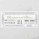 Recherche de billetterie mariage invitations Noir