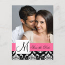 Search for damask wedding stamp postcards Pink