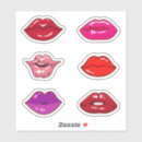 Search for red lips big kiss stickers Lipstick
