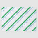 Search for green and white striped tissue paper Minimal