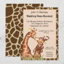 Recherche de giraffe mariage invitations Brun