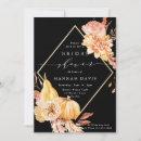 Search for burnt orange bridal shower invitations Pampas grass