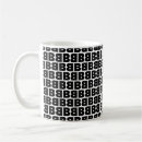 Search for alphabetical mugs Typographic