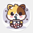 Search for cat drinking stickers Cute