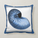 Search for nautilus shell pillows Blue