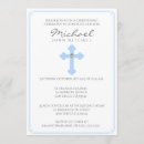 Recherche de baby boy baptême invitations Élégant