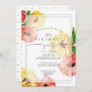 Search for gerbera daisy birthday invitations For her
