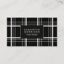 Recherche de plaid noir et blanc cartes visite Motif