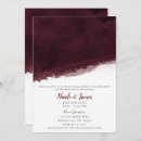 Search for cherry wedding invitations Maroon