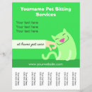 Search for cat sitter flyers Pet care