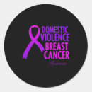 Search for domestic violence awareness stickers cancer