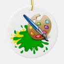 Search for paint palette ornaments Colourful