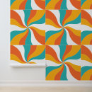 Search for teal orange abstract art White