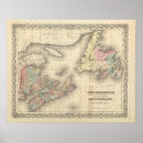 Search for newfoundland map posters Brunswick