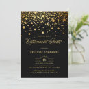 Search for black and gold retirement invitations Corporate