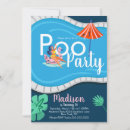 Search for teen adult pool party invitations Summer