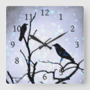 Recherche de croix noire horloges Oiseau