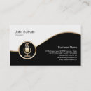 Search for microphone business cards Musician