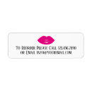 Search for hot lips return address labels Makeup artist