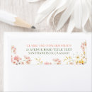 Search for wildflower wedding return address labels Simple