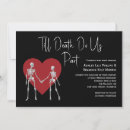 Search for till death do us part wedding invitations Skull