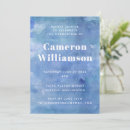 Recherche de bleu marine aqua invitations Aquarelle