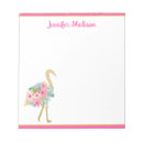 Recherche de flamant rose s blocsnotes Fleurs