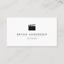 Search for cameraman business cards Camera operator