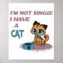 Search for funny singles posters Cat