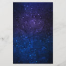 Search for galaxy stationery paper Night sky