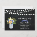 Search for chalkboard 50th birthday invitations String lights