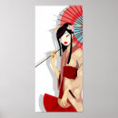 Recherche de le geisha posters Femme