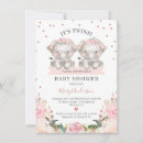Search for floral twins baby shower invitations Girls