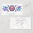 Recherche de professeur méditation cartes visite Maître reiki