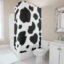 Search for black and white cow print bathroom accessories Rustic