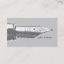 Recherche de stylos plumes cartes visite Écrivain