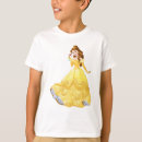 Search for beauty and the beast kids tshirts Belle