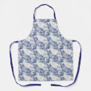 Search for blue toile aprons Watercolor