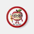 Search for cute apple magnets Red