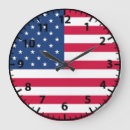 Search for american flag patriotic clocks Veteran