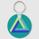 Search for triangle keychains Blue