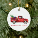 Recherche de red truck christmas decor Arbre de noël