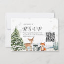 Search for snowflake rsvp cards Kindly reply