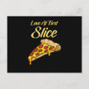 Recherche de pizza drôle cartes postales Amour