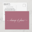 Search for cancelled wedding announcement cards Change the date