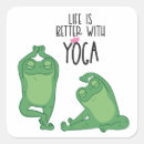 Search for frog stickers Yoga